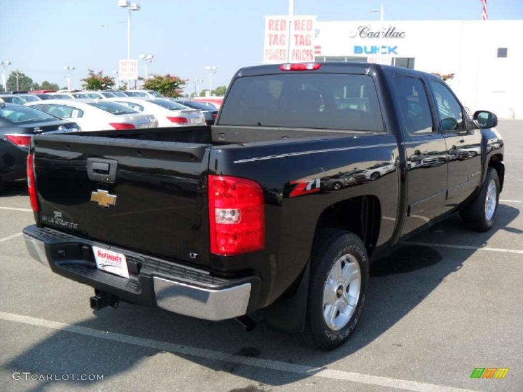 2007 Silverado 1500 LT Crew Cab - Black / Ebony Black photo #4