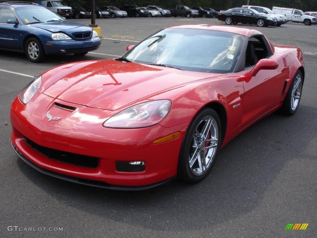 2007 Corvette Z06 - Victory Red / Ebony photo #1