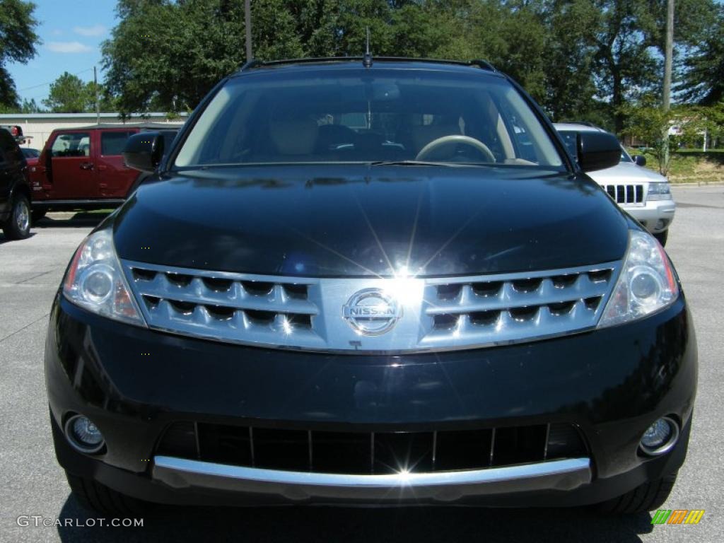 2006 Murano SL - Super Black / Cafe Latte photo #8