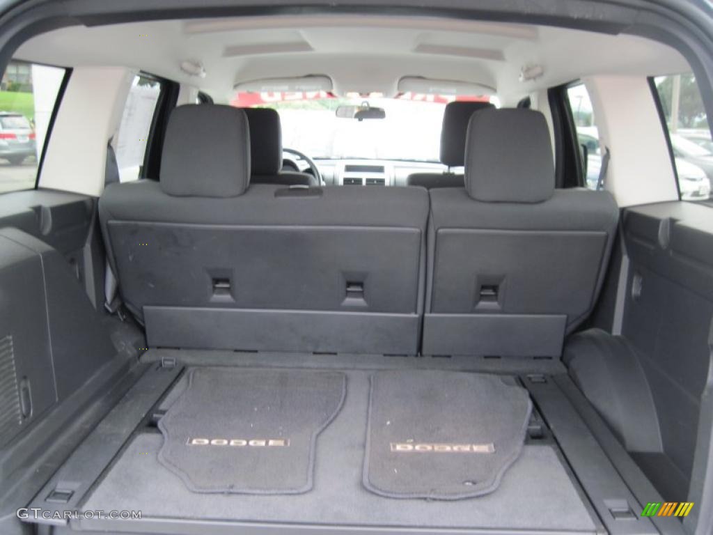 2008 Nitro SXT 4x4 - Brilliant Black Crystal Pearl / Dark Slate Gray/Light Slate Gray photo #14