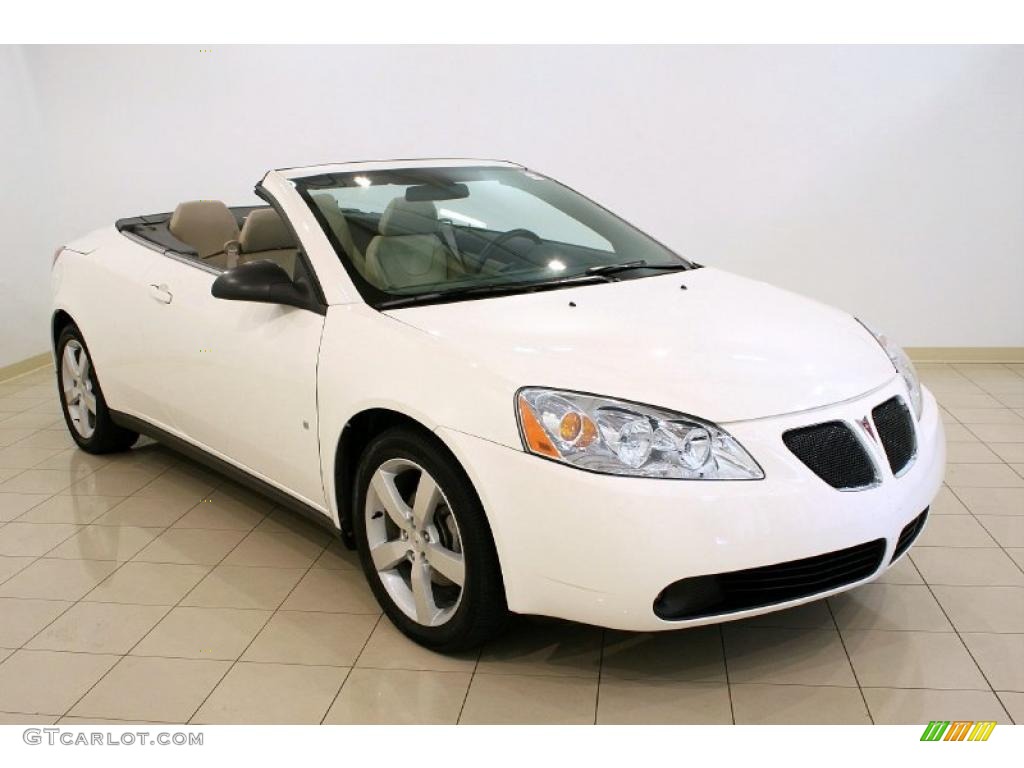 2007 G6 GT Convertible - Ivory White / Light Taupe photo #1