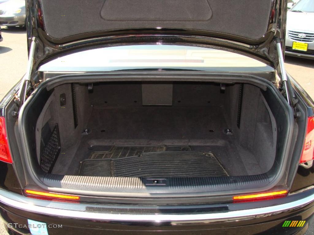 2005 A8 L 4.2 quattro - Brilliant Black / Black/Amaretto photo #21