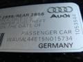 2005 Brilliant Black Audi A8 L 4.2 quattro  photo #24