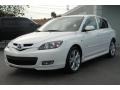 2007 Crystal White Pearl Mazda MAZDA3 s Sport Hatchback  photo #4