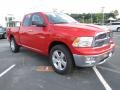 2010 Flame Red Dodge Ram 1500 Big Horn Quad Cab  photo #4