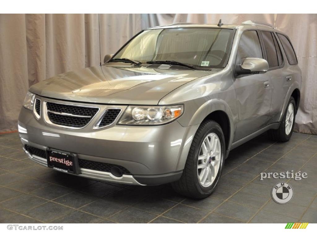2008 9-7X 4.2i - Graphite Gray Metallic / Carbon Black photo #1
