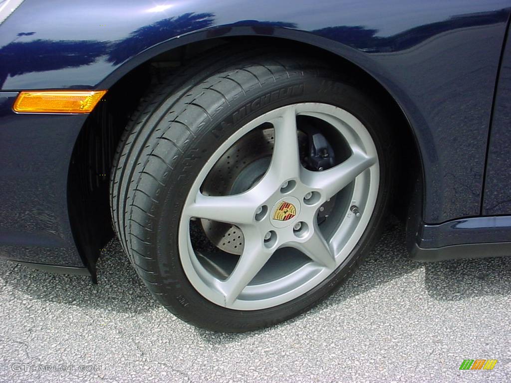 2007 911 Carrera 4 Coupe - Midnight Blue Metallic / Terracotta photo #17