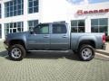 2008 Stealth Gray Metallic GMC Sierra 1500 SLE Crew Cab 4x4  photo #2