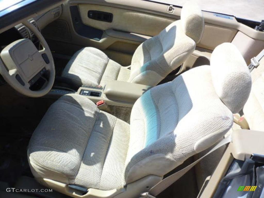 1994 LeBaron GTC Convertible - Bright Platinum Metallic / Tan photo #11