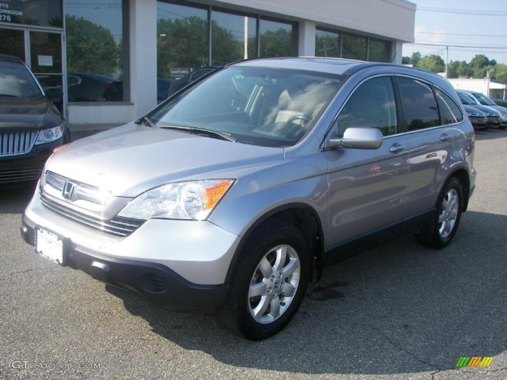 2008 CR-V EX-L 4WD - Whistler Silver Metallic / Gray photo #1