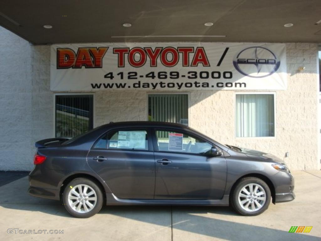 2010 Corolla S - Magnetic Gray Metallic / Dark Charcoal photo #1