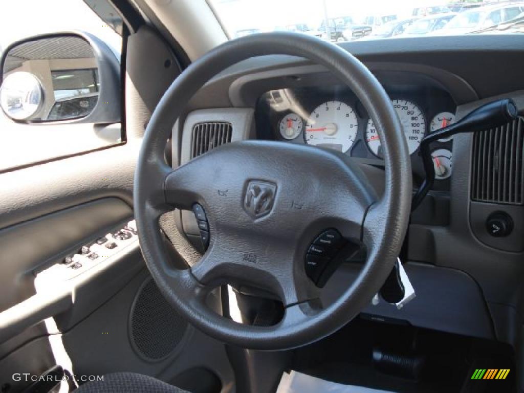 2003 Ram 1500 SLT Quad Cab - Bright White / Dark Slate Gray photo #24