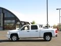 2008 Summit White Chevrolet Silverado 1500 LT Crew Cab 4x4  photo #1
