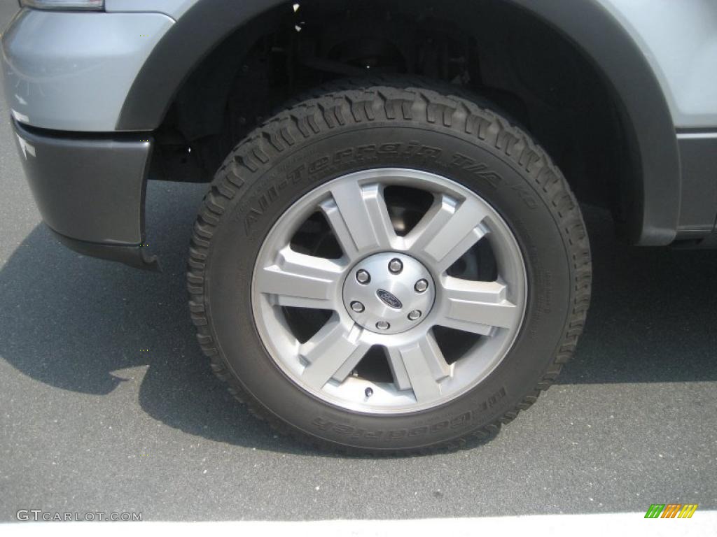 2006 F150 FX4 SuperCrew 4x4 - Silver Metallic / Black photo #51