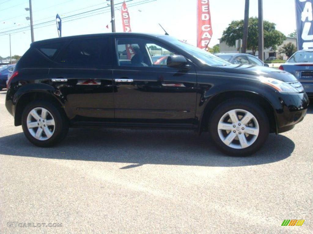 2007 Murano S - Super Black / Charcoal photo #7