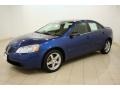 2007 Electric Blue Metallic Pontiac G6 V6 Sedan  photo #3