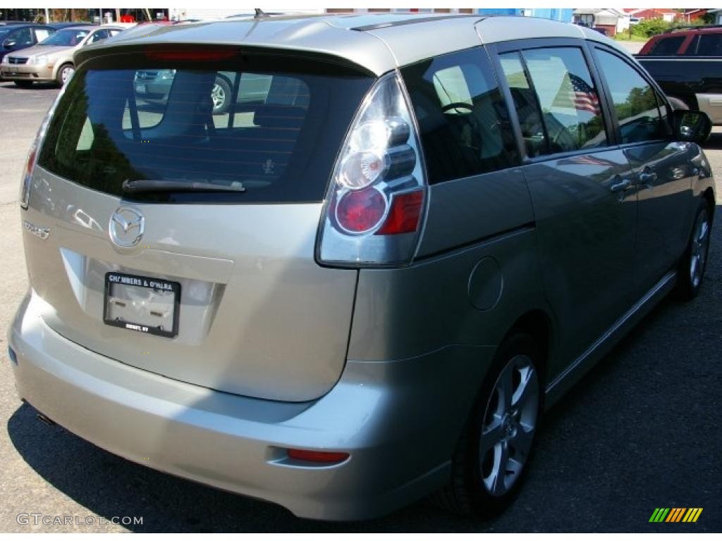 2007 MAZDA5 Sport - True Silver Metallic / Black photo #12