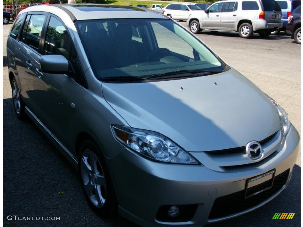 2007 MAZDA5 Sport - True Silver Metallic / Black photo #13