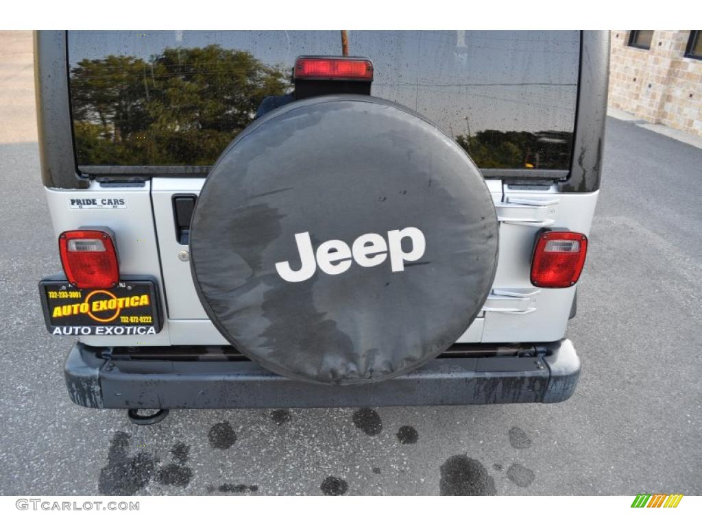 2004 Wrangler Sport 4x4 - Bright Silver Metallic / Dark Slate Gray photo #25
