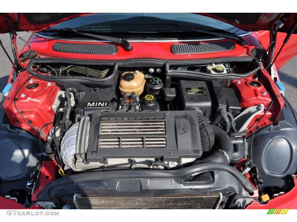 2004 Cooper S Hardtop - Chili Red / Space Grey/Panther Black photo #10