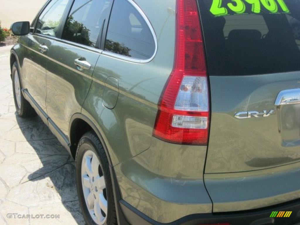 2009 CR-V EX-L 4WD - Green Tea Metallic / Ivory photo #7