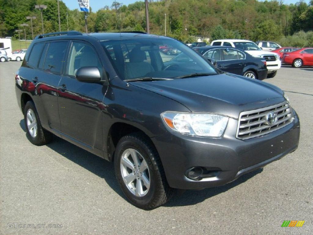 2007 Highlander 4WD - Bluestone Metallic / Ash Gray photo #1