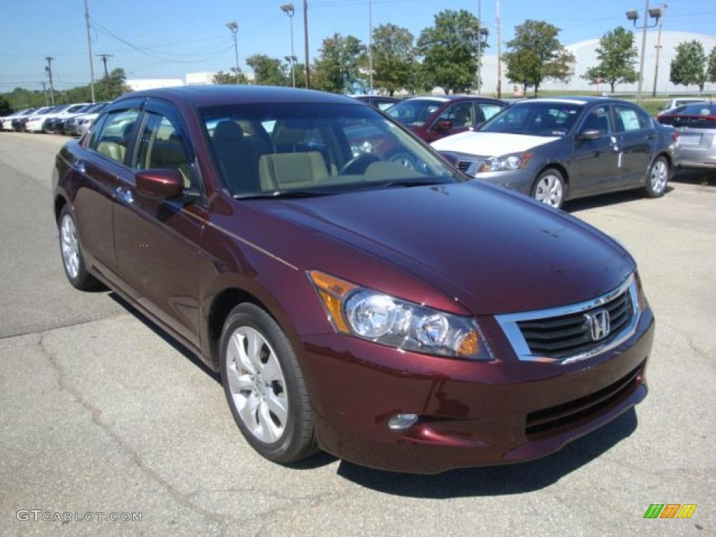 Dark Cherry Pearl 2010 Honda Accord EX-L V6 Sedan Exterior Photo #35775440