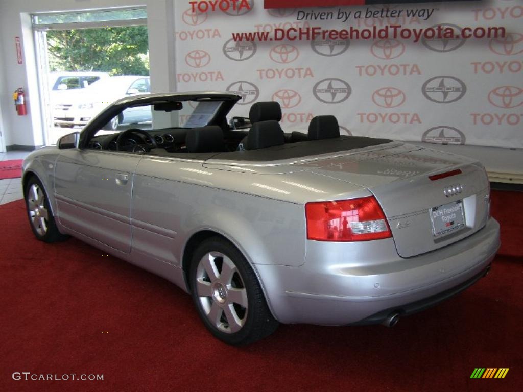 2006 A4 3.0 quattro Cabriolet - Light Silver Metallic / Ebony photo #8