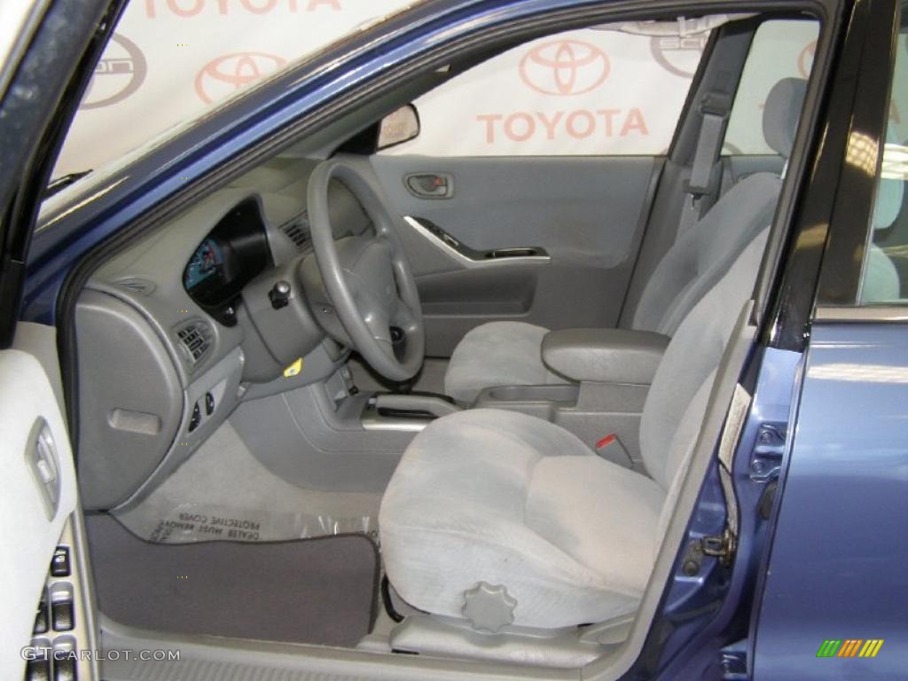 2002 Galant ES - Chrome Blue Pearl / Gray photo #13
