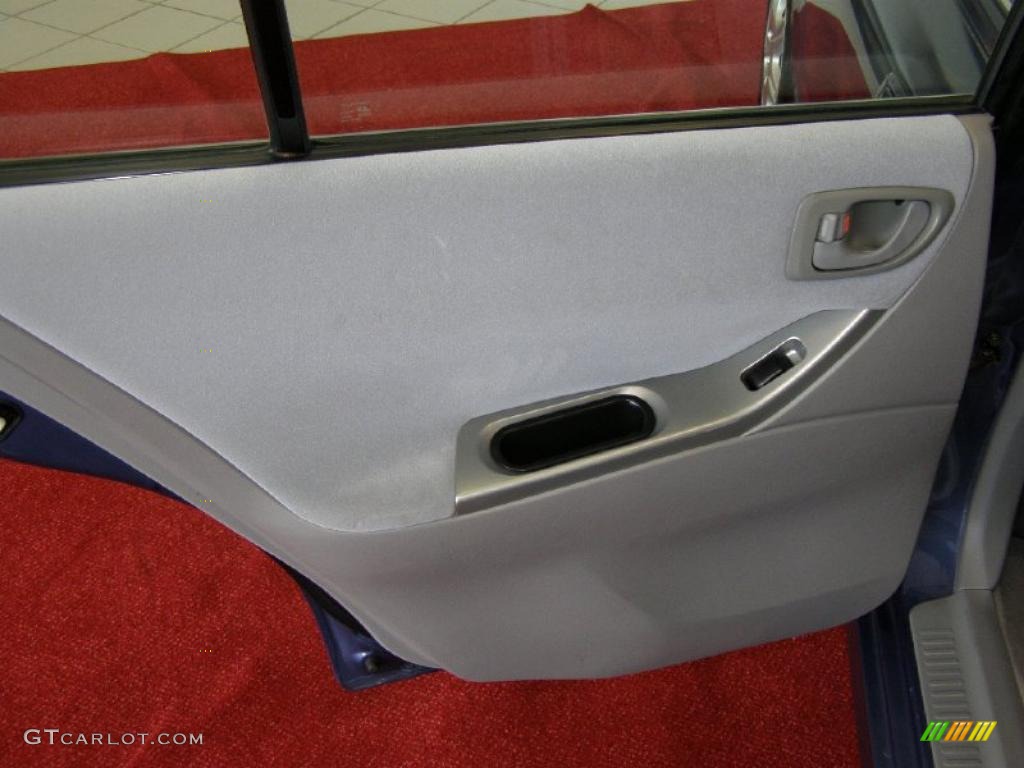 2002 Galant ES - Chrome Blue Pearl / Gray photo #19