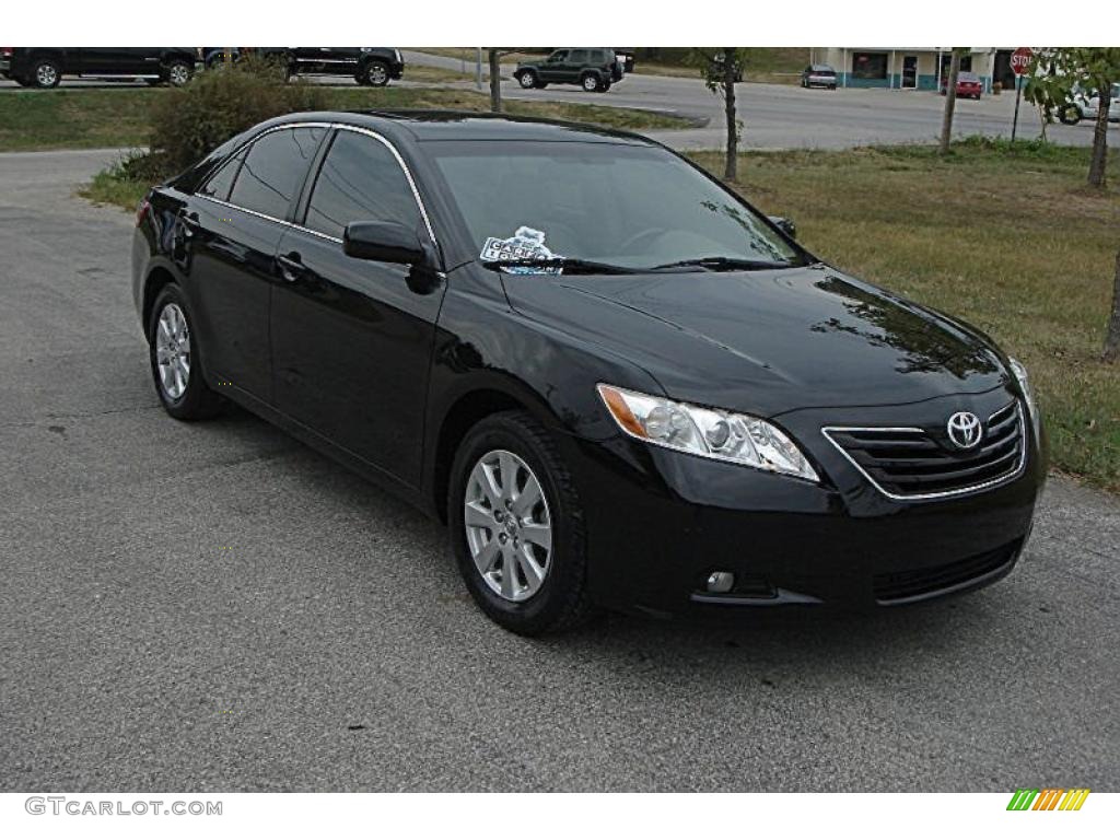 2007 Camry XLE - Black / Bisque photo #1