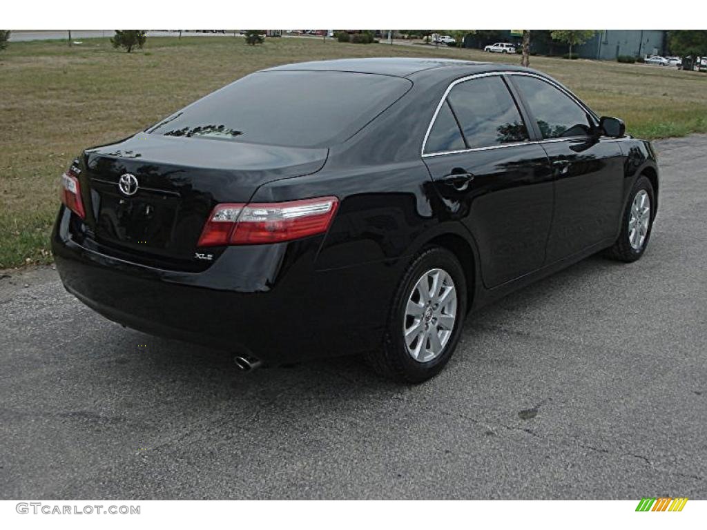 2007 Camry XLE - Black / Bisque photo #3