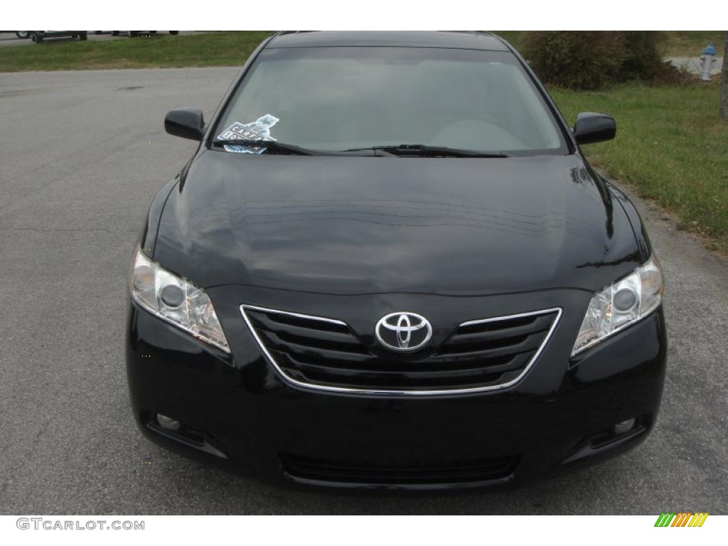 2007 Camry XLE - Black / Bisque photo #12