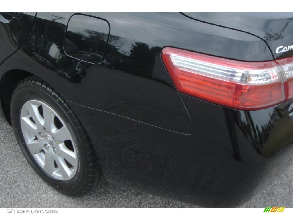 2007 Camry XLE - Black / Bisque photo #49