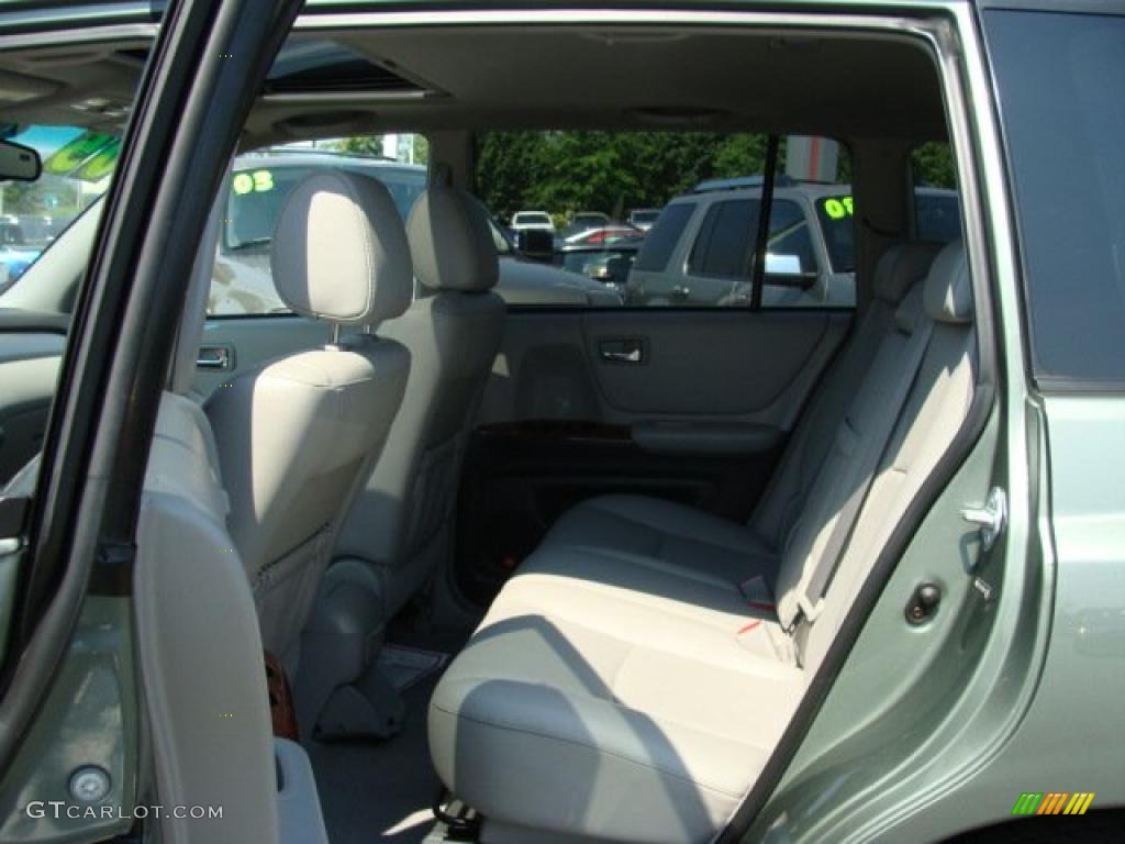 2005 Highlander Limited 4WD - Oasis Green Pearl / Gray photo #13