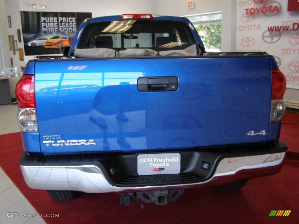 2007 Tundra SR5 TRD Double Cab 4x4 - Blue Streak Metallic / Graphite Gray photo #8