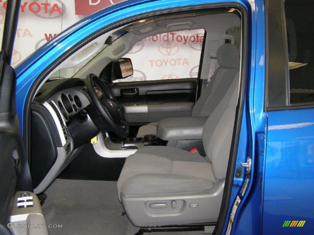 2007 Tundra SR5 TRD Double Cab 4x4 - Blue Streak Metallic / Graphite Gray photo #14