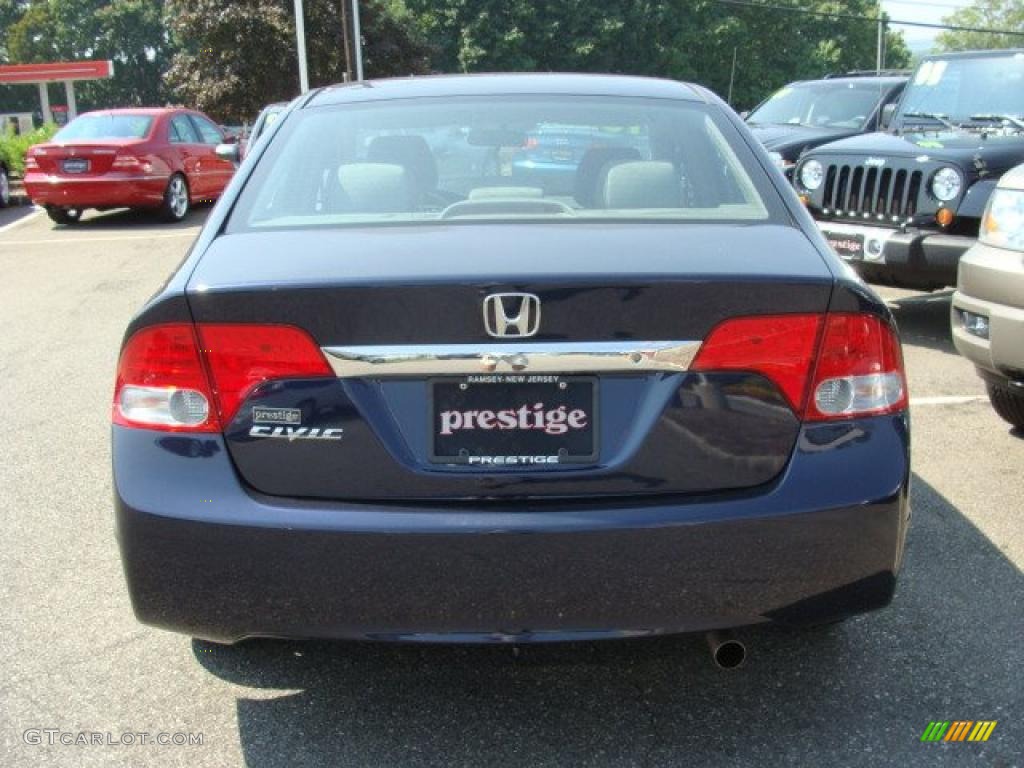 2010 Civic LX Sedan - Royal Blue Pearl / Gray photo #5