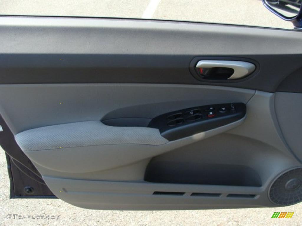 2010 Civic LX Sedan - Royal Blue Pearl / Gray photo #6