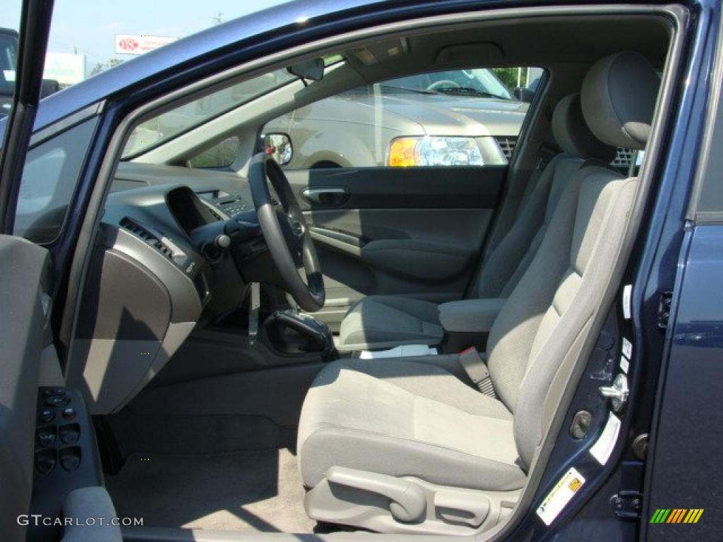 2010 Civic LX Sedan - Royal Blue Pearl / Gray photo #7