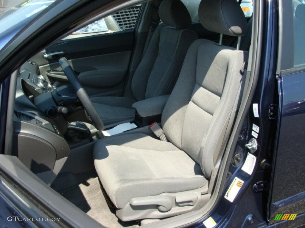 2010 Civic LX Sedan - Royal Blue Pearl / Gray photo #8