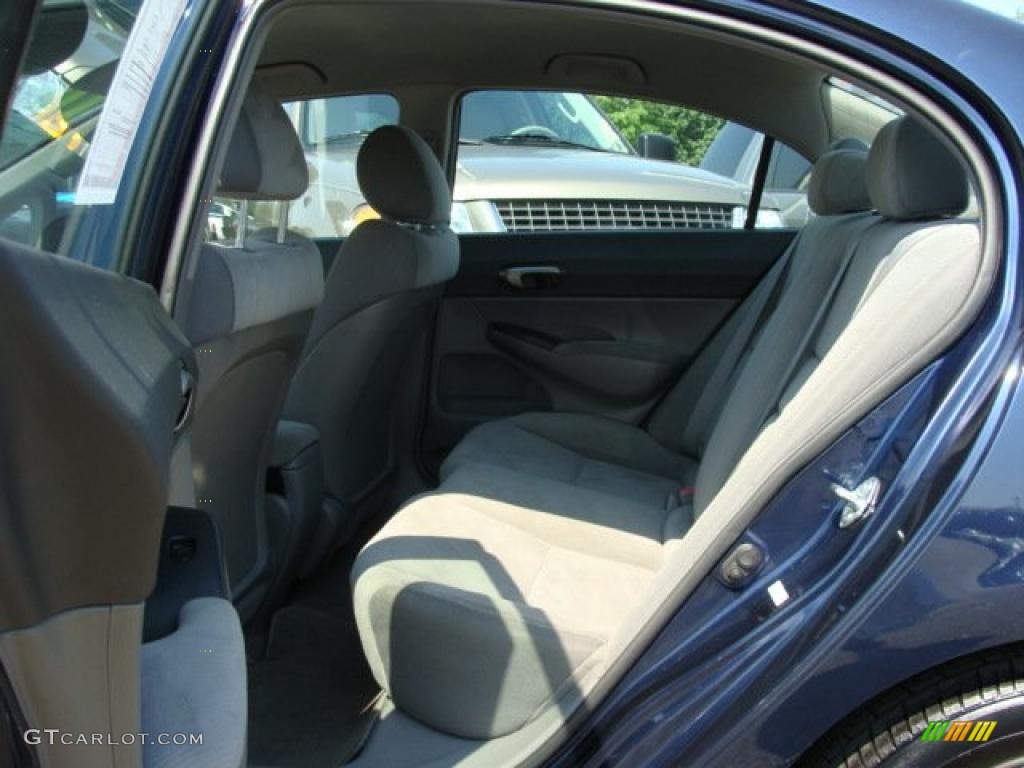 2010 Civic LX Sedan - Royal Blue Pearl / Gray photo #12