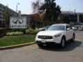 2010 Moonlight White Infiniti FX 35 AWD  photo #1