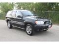 2004 Brillant Black Crystal Pearl Jeep Grand Cherokee Overland 4x4  photo #1
