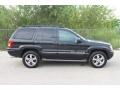2004 Brillant Black Crystal Pearl Jeep Grand Cherokee Overland 4x4  photo #2