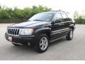 2004 Brillant Black Crystal Pearl Jeep Grand Cherokee Overland 4x4  photo #3