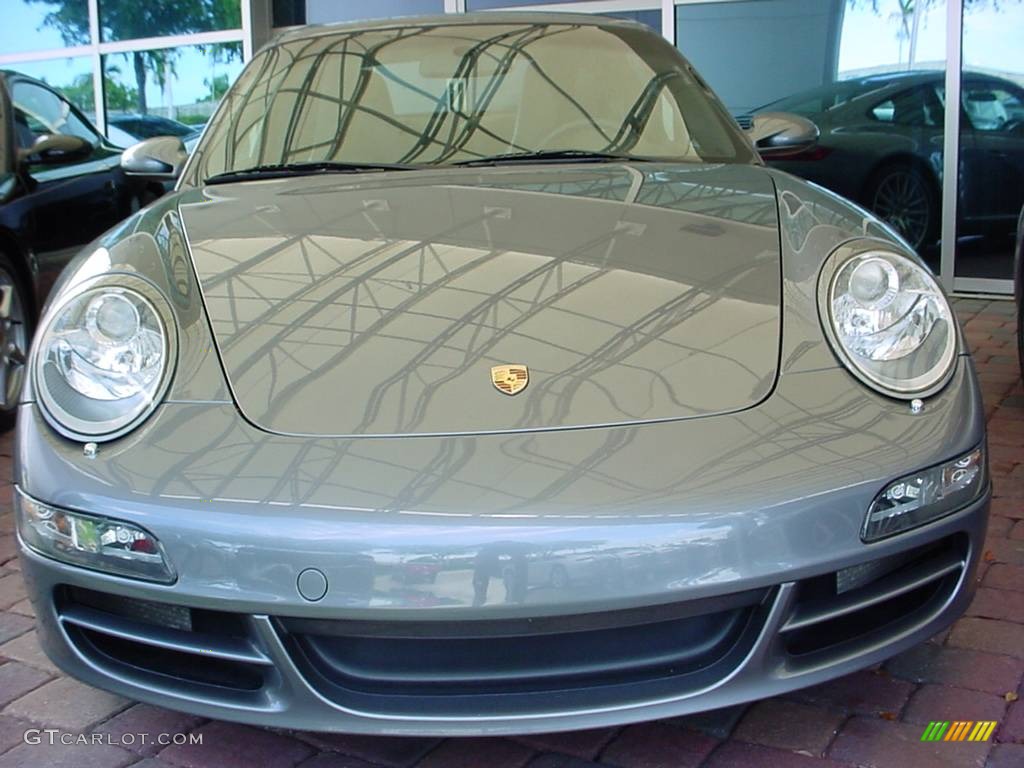 2006 911 Carrera S Coupe - Meteor Grey Metallic / Black photo #7