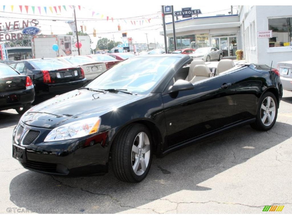 2007 G6 GT Convertible - Black / Light Taupe photo #1