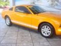 2007 Grabber Orange Ford Mustang V6 Deluxe Coupe  photo #11