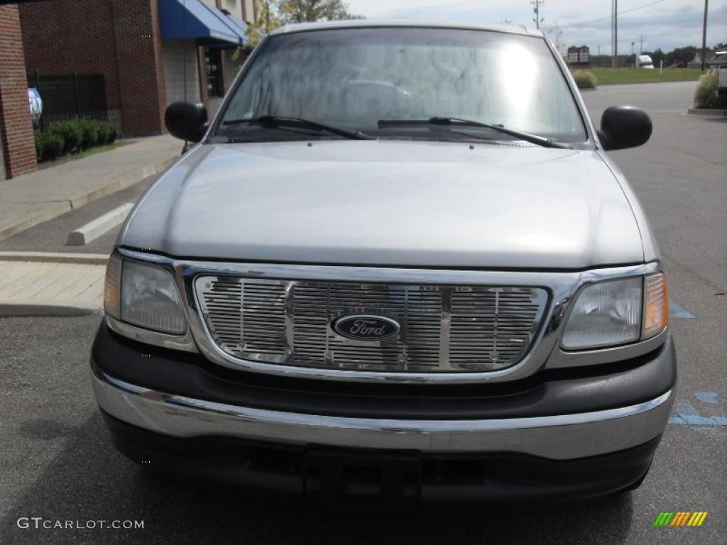 2003 F150 XLT SuperCab - Silver Metallic / Medium Graphite Grey photo #2